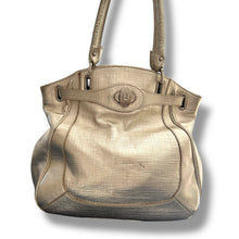 Load image into Gallery viewer, Aigner Champagne Gold Structured Tote
