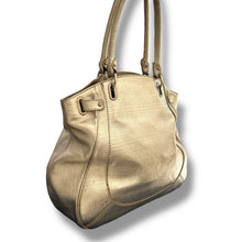 Load image into Gallery viewer, Aigner Champagne Gold Structured Tote
