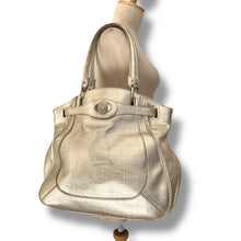 Load image into Gallery viewer, Aigner Champagne Gold Structured Tote
