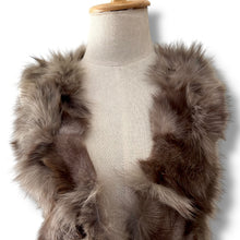 Load image into Gallery viewer, Vintage Rabbit Fur Gilet with Knit Back
