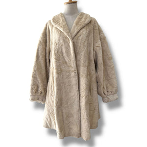 Vintage Italian Faux Fur Coat