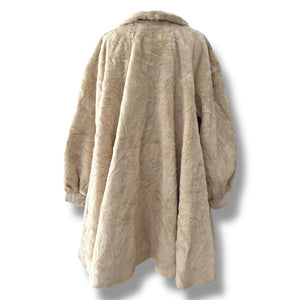 Vintage Italian Faux Fur Coat