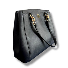 Load image into Gallery viewer, Navy Coach Minetta Saffiano Leather Tote
