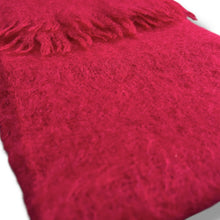 Load image into Gallery viewer, Glentana Bright Fuchsia Mohair Scarf – Made in Scotland
