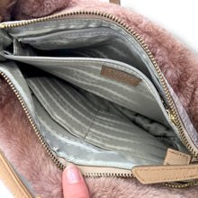 Load image into Gallery viewer, Vintage Suede &amp; Shearling Shoulder Bag
