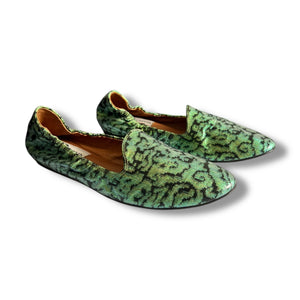 Vintage Lanvin Iridescent Jacquard Smoking Slippers – EU 39.5