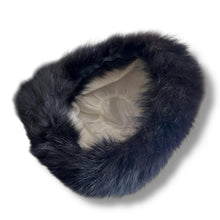 Load image into Gallery viewer, Vintage Bigel Bruxelles Black Fur Hat

