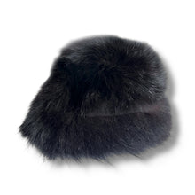 Load image into Gallery viewer, Vintage Bigel Bruxelles Black Fur Hat
