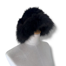 Load image into Gallery viewer, Vintage Bigel Bruxelles Black Fur Hat
