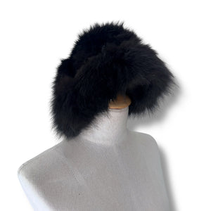 Vintage Bigel Bruxelles Black Fur Hat
