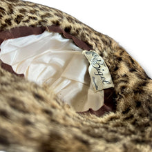 Load image into Gallery viewer, Vintage Bigel Bruxelles Spotted Fur Hat with Grosgrain Bow
