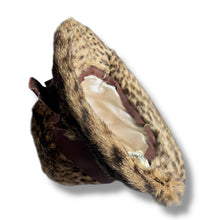 Load image into Gallery viewer, Vintage Bigel Bruxelles Spotted Fur Hat with Grosgrain Bow
