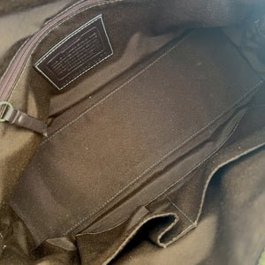 Coach Signature Soho Bowler Satchel – Chocolate Monogram