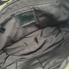 Load image into Gallery viewer, Coach Black &amp; Grey Signature Jacquard Tote
