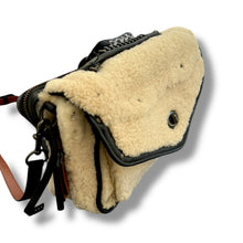 Load image into Gallery viewer, Rare Coach Bandit Messenger – Shearling &amp; Leather Edition
