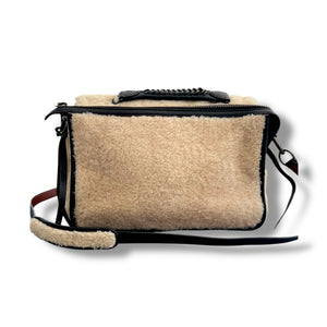 Rare Coach Bandit Messenger – Shearling & Leather Edition