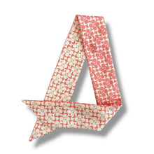 Load image into Gallery viewer, Coach Pink Signature Silk Twilly Scarf
