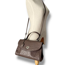 Load image into Gallery viewer, Vintage Ostrich Skin Top-Handle Bag
