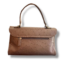 Load image into Gallery viewer, Vintage Ostrich Skin Top-Handle Bag
