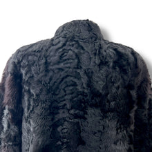 Load image into Gallery viewer, Vintage Black Persian Lamb Coat
