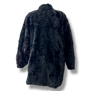Vintage Black Persian Lamb Coat