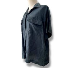 Load image into Gallery viewer, Late ‘90s Silk Button-Up in Washed Charcoal
