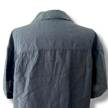 Load image into Gallery viewer, Late ‘90s Silk Button-Up in Washed Charcoal
