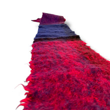 Load image into Gallery viewer, Vintage Mohair Scarf in Purple, Plum &amp; Fuchsia Tones
