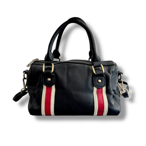 Vintage Leather Bowler Bag