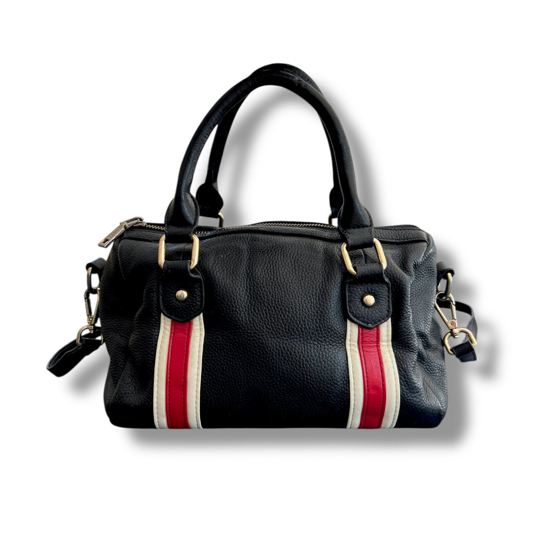 Vintage Leather Bowler Bag