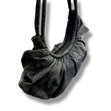 Load image into Gallery viewer, The Ultimate Slouch – Oversized Black Leather Statement Bag

