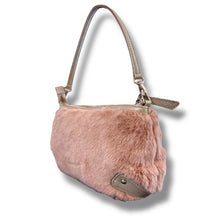 Load image into Gallery viewer, Y2K Ginza Kanematsu Pink Shearling Shoulder Bag
