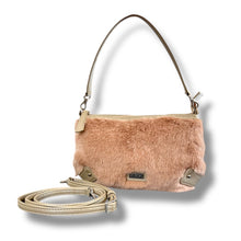 Load image into Gallery viewer, Y2K Ginza Kanematsu Pink Shearling Shoulder Bag
