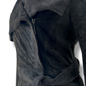 ONLY Black Suede Convertible Jacket