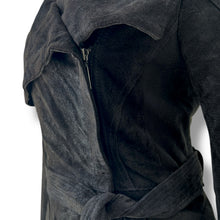 Load image into Gallery viewer, ONLY Black Suede Convertible Jacket
