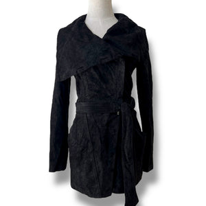 ONLY Black Suede Convertible Jacket
