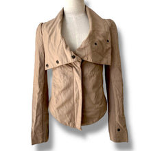 Load image into Gallery viewer, ONLY Edge Collection Soft Nude Leather Jacket
