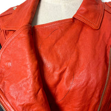 Load image into Gallery viewer, New with Tags Vero Moda Red &amp; Black Moto Jacket
