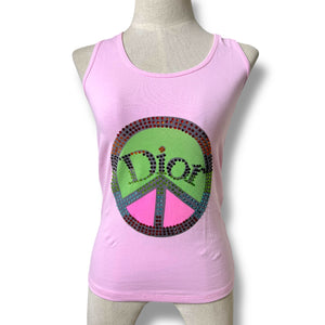 Christian Dior “Dior Not War” Tank Top – New with Tags – Vintage