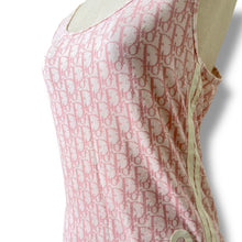 Load image into Gallery viewer, Christian Dior Pink Oblique Tank Top
