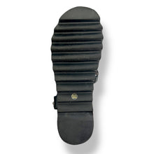 Load image into Gallery viewer, Oriental Traffic Black Platform Sandals with Pearl Buckles
