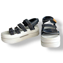 Load image into Gallery viewer, Nike Air Force 1 Sandals – Denim Edition
