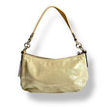 Load image into Gallery viewer, Coach Poppy Sparkle Leather Groovy Handbag in Champagne (c. 2000s–2010s)
