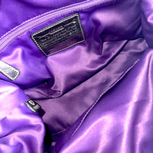 Load image into Gallery viewer, Coach Signature Metallic Satchel – Black &amp; Gold (2000–2010 Era)
