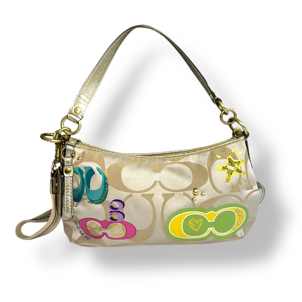 Coach Poppy Glam Scribble Convertible Bag (c. 2010)