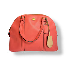 Load image into Gallery viewer, Coach Cora Satchel – Coral Saffiano Leather (c. 2010s)
