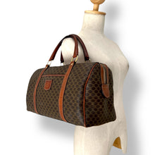 Load image into Gallery viewer, Céline Macadam Coated Canvas &amp; Leather Travel Bag
