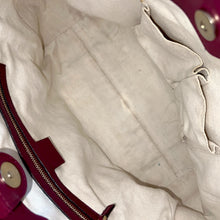 Load image into Gallery viewer, Gucci Mayfair GG Canvas and Burgundy Leather Tote
