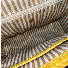 Load image into Gallery viewer, Kate Spade Yellow Croc-Embossed Top Handle Bag
