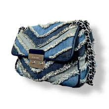 Load image into Gallery viewer, Michael Kors Sloan Denim Patchwork Shoulder Bag

